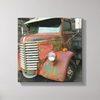 1947 Diamond T Wreck Canvas Print