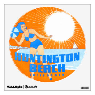 1947 Huntington Beach California Wall Sticker
