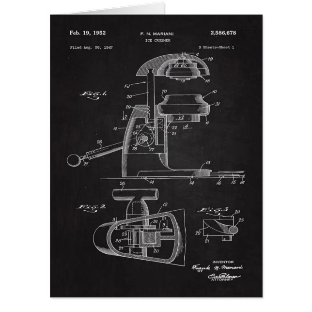 1947 Ice Crusher Art Card (Front)