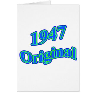 1947 Original Blue Green Cards