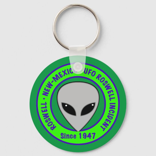 1947 Roswell UFO Incident Keychain (Front)