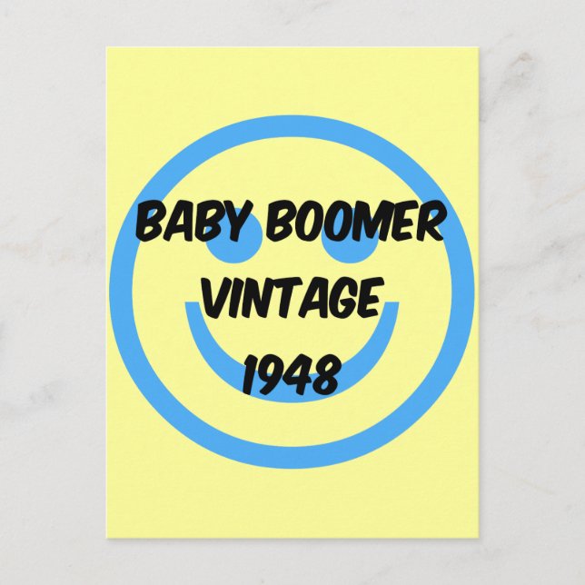 1948 baby boomer postcard (Front)