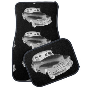 1948 Chevrolet Fleetmaster Antique Car Art Floor Mat