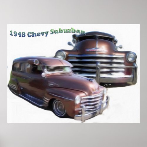 1948 Chevy Suburban Art Print III