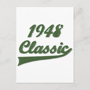 1948 Classic Postcard by thebirthdaysite at Zazzle