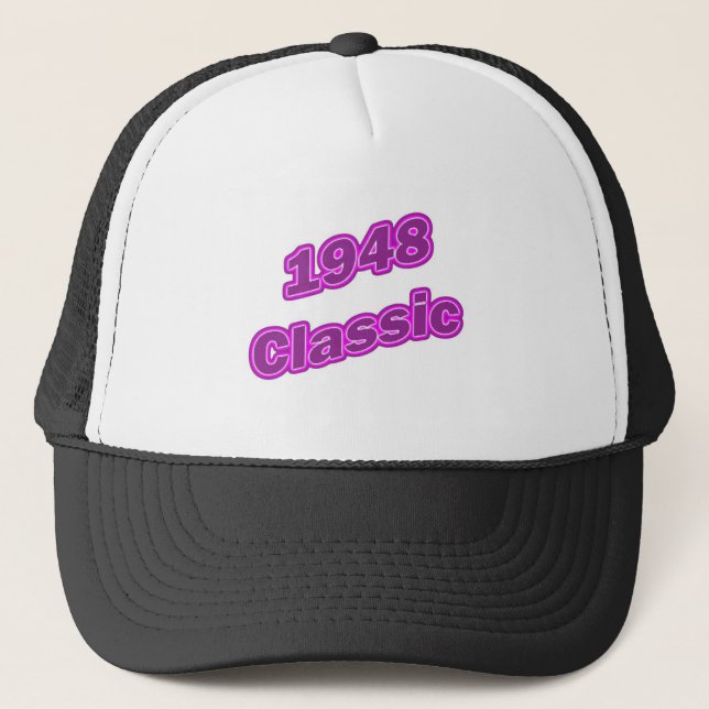 1948 Classic Purple Trucker Hat (Front)