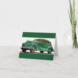 1948 green Austin Devon Card