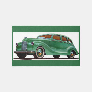 1948 green Austin Devon Rug