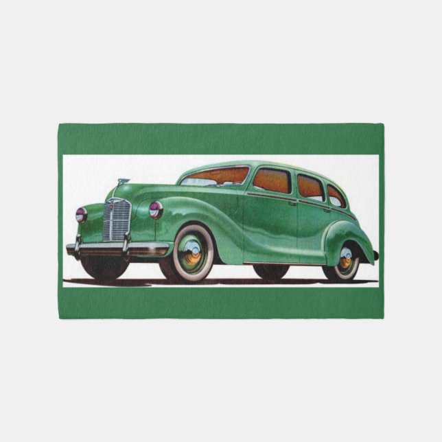 1948 green Austin Devon Rug (Front)