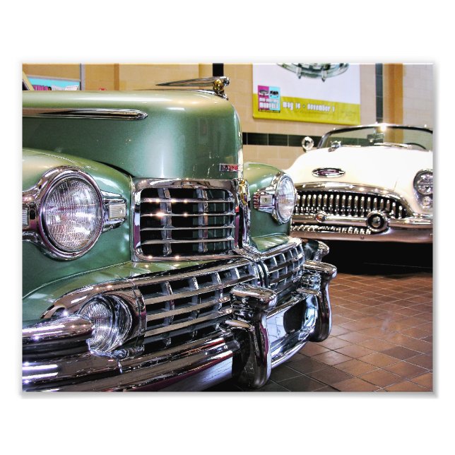 1948 Lincoln Convertible & !953 Buick Skylark Photo Print (Front)