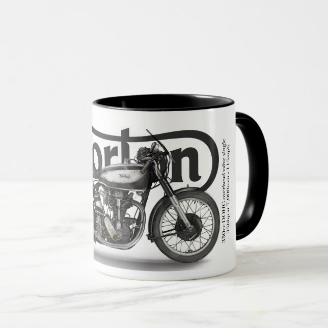 1948 Manx Norton mug, stunning detail!  Mug (Front Right)