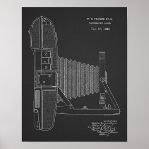 1948 Vintage Camera Patent Art Drawing Print