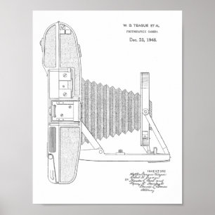 1948 Vintage Camera Patent Art Drawing Print