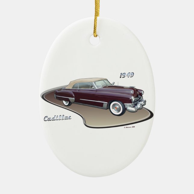 1949 CADILLAC CERAMIC ORNAMENT (Front)