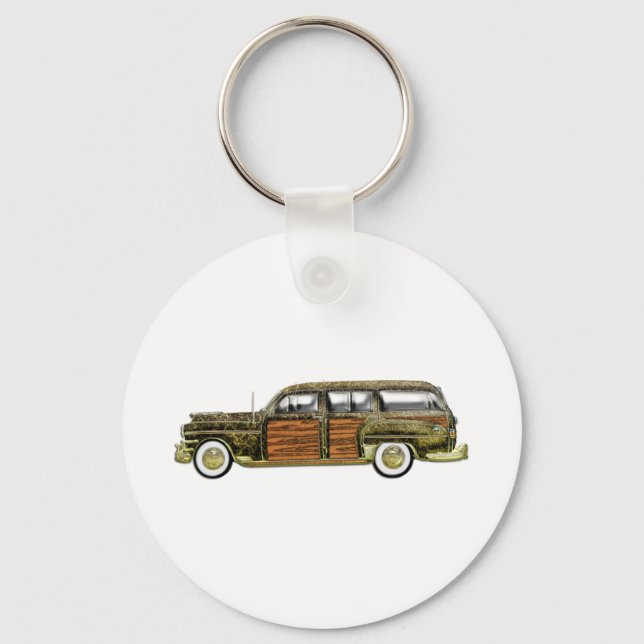 1949 Chrysler Town & Country Station Wagon Keychain (Front)