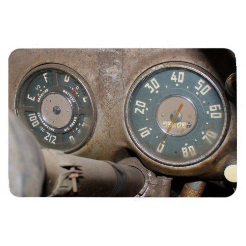 1949 Classic Bus Speedometer  Gauges Magnet