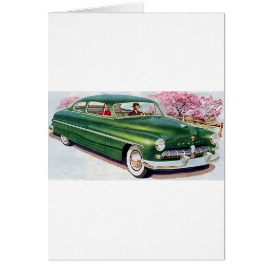 1949 green Mercury sedan Cards (Front)