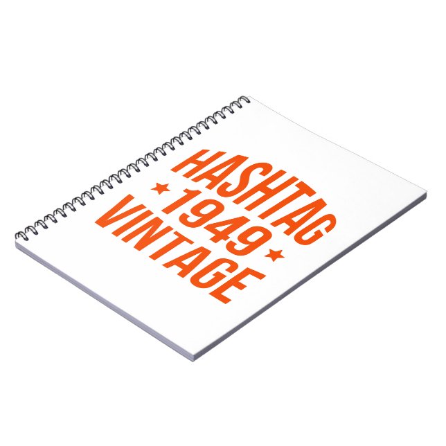 1949 Hashtag Vintage Notebook (Left Side)