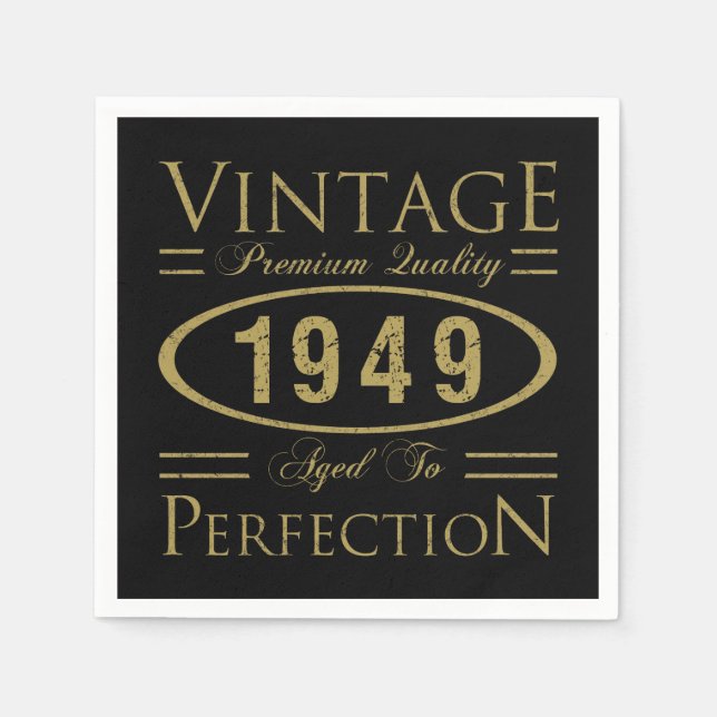 1949 Premium Quality Napkins (Front)