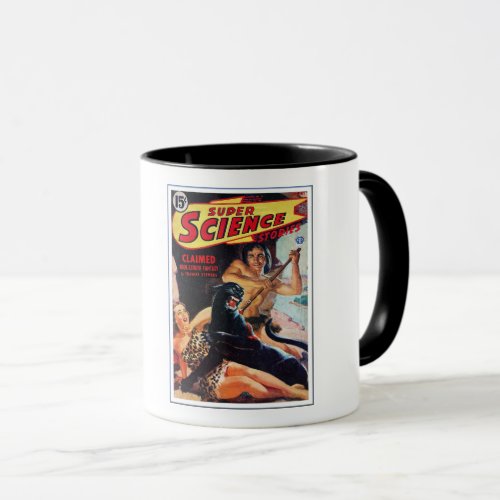 1949 PULP MAGAZINE COVER ART MUG