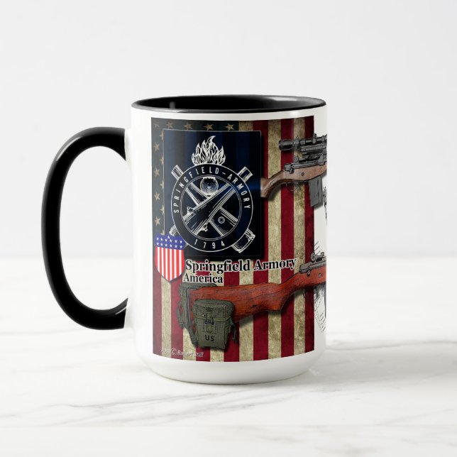 1949 Springfield M14  Coffee Mug (Left)