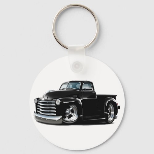 1950-52 Chevy Black Truck Keychain
