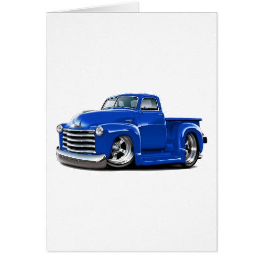 1950-52 Chevy Blue Truck (Front)