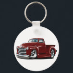 1950-52 Chevy Maroon Truck Keychain<br><div class="desc">Keychain Template</div>
