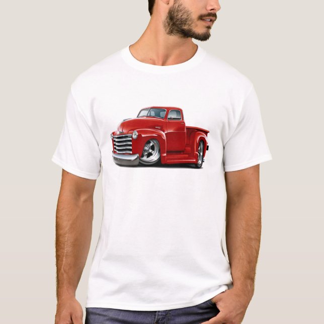 1950-52 Chevy Red Truck T-Shirt (Front)