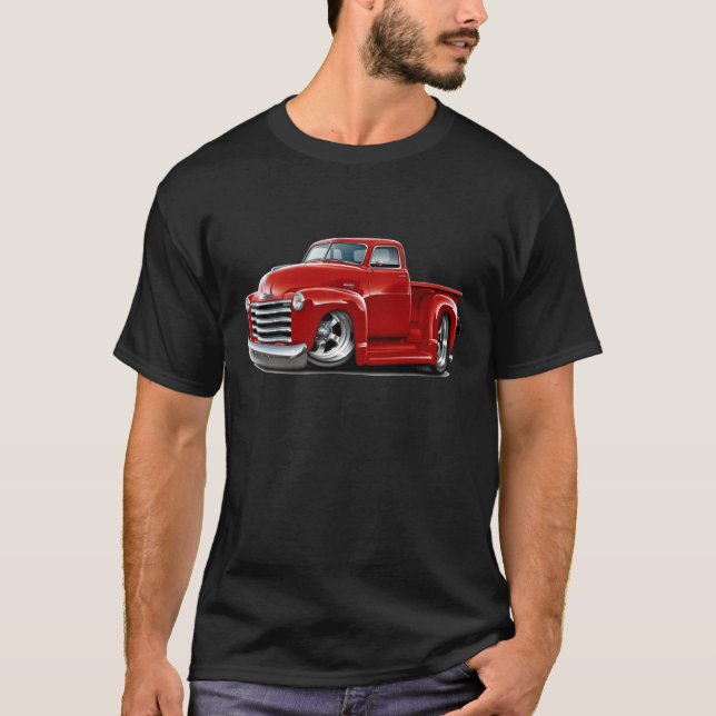 1950-52 Chevy Red Truck T-Shirt (Front)