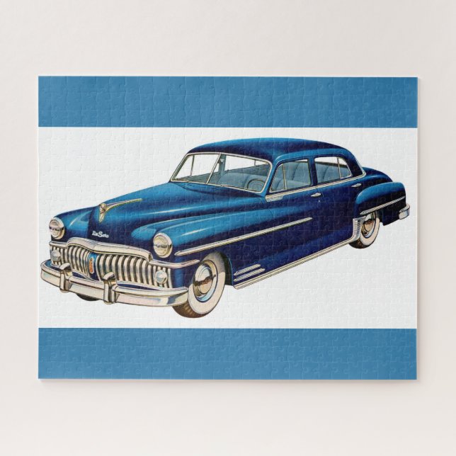 1950 blue DeSoto Jigsaw Puzzle (Horizontal)