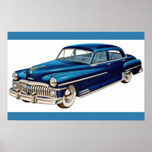 1950 blue DeSoto print