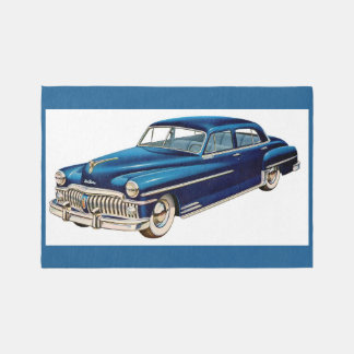 1950 blue DeSoto Rug