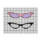 1950 Cats'-Eye Glasses Note Card