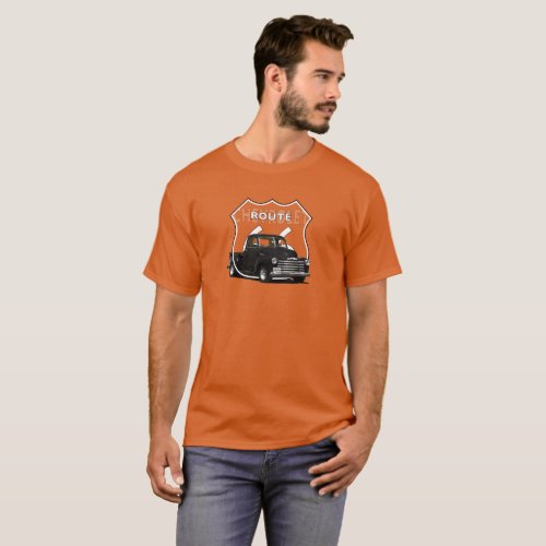 1950 Chevrolet 3100 Truck 1950 Black Chevy Truck T_Shirt