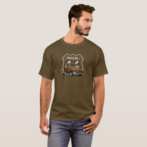 1950 Chevrolet 3100 Truck Brown 1950 Chevy Truck T_Shirt