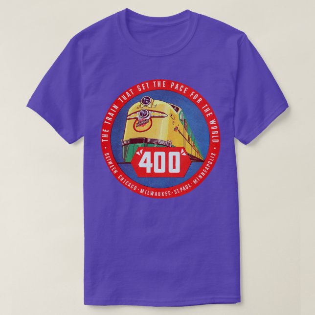 1950 Chicago and North Western Railroad T-Shirt (Design Front)
