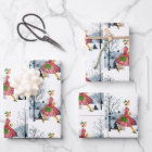 1950 Christmas Vintage Lady