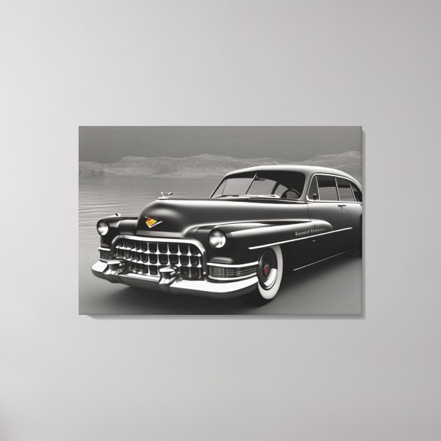 1950 Classic Car Canvas Print (Front)
