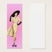 1950 Fashion Bookmark (Front & Back)