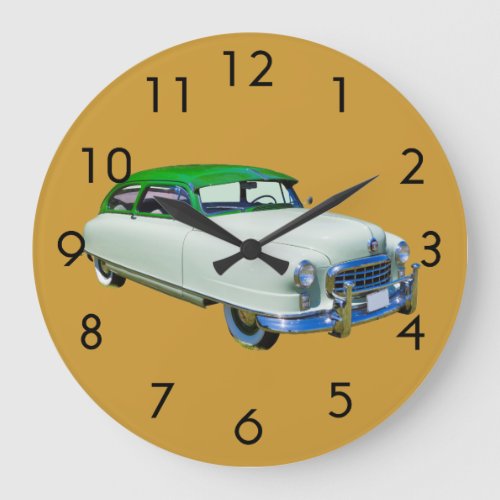 1950 Nash Ambassador Antique Car Large Clock