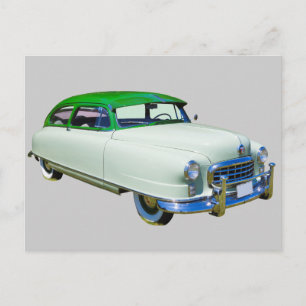 1950 Nash Ambassador Antique Car Postcard