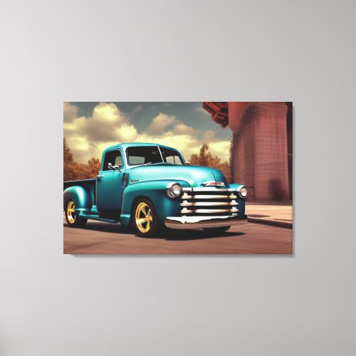 1950 Pickup Truck Canvas Print