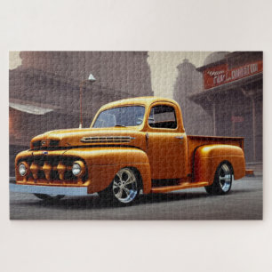 1950 Pickup Truck classic car Jigsaw Puzzle