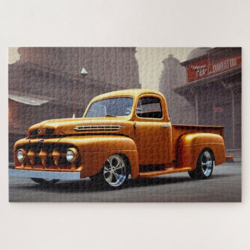 1950 Pickup Truck classic car Jigsaw Puzzle