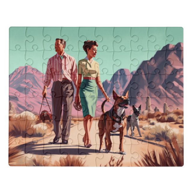 1950’s Palm Springs  Jigsaw Puzzle (Puzzle Horizontal)