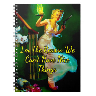 1950’s Pinup Looking for Trouble by Gil Elvgren Notebook
