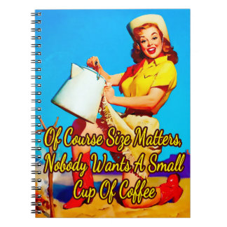 1950’s Pinup Size Matters by Gil Elvgren Notebook