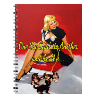 1950’s Pinup Some Cute Tricks by Gil Elvgren Notebook