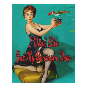 1950’s Ruffled Feathers by Gil Elvgren Faux Canvas Print